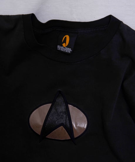 90s vtg STARTREK patched design Tee