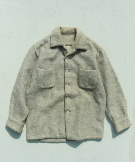 60s wool shaggy shirts
