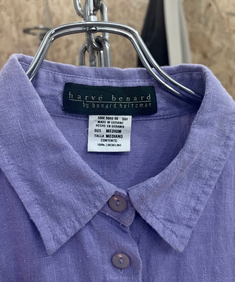 00s pale purple linen shirts