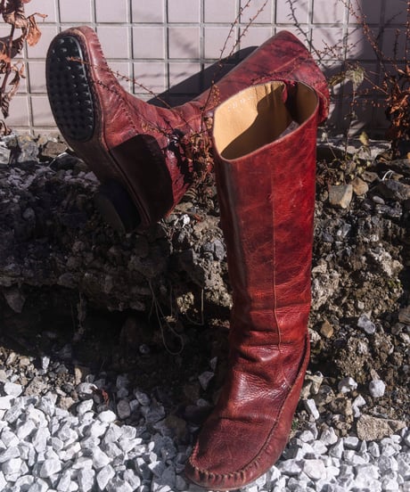 Tsumori Chisato long leather boots