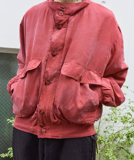 bordeaux silk jacket