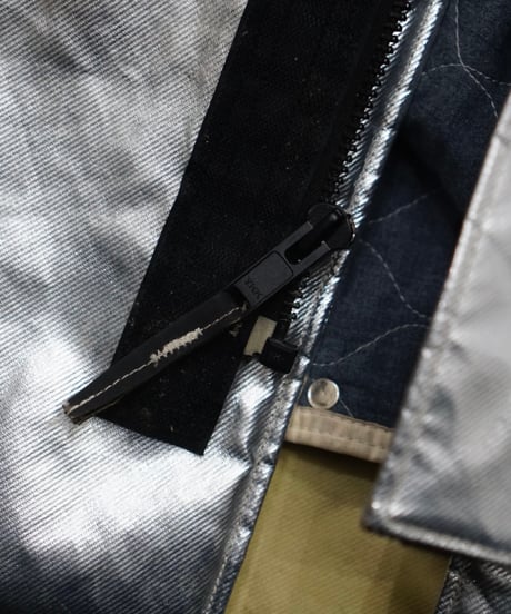 Fire Dex 90s silver coating padded coat