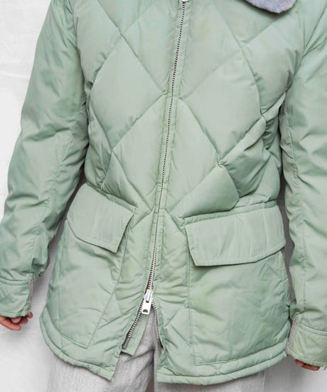 70s vtg mint green down