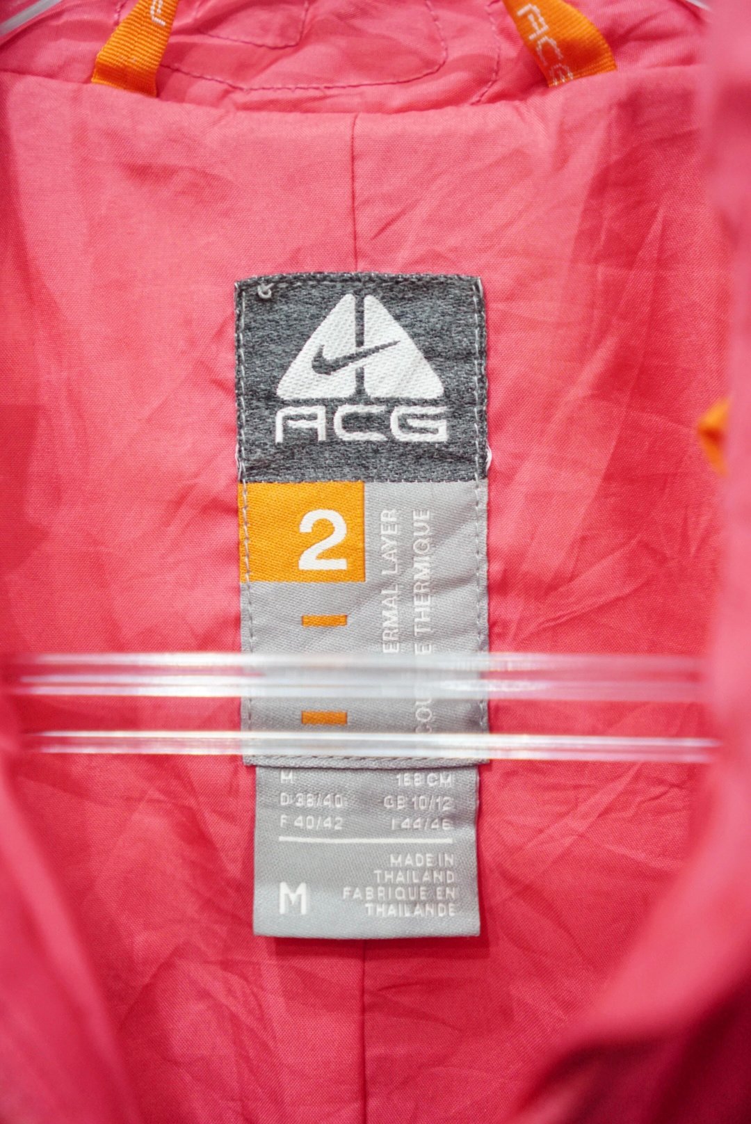 00s NIKE ACG shocking pink poly/nylon jacket | 