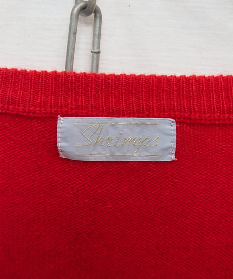pure cashmere knit (red)