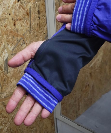 00s Adidas deformation zip nylon jacket