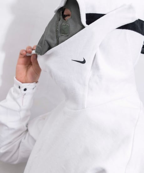 00s NIKE diagonal zip ninja hoodie