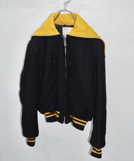 70s vintage DeLONG MeltonWool VarsityJacket
