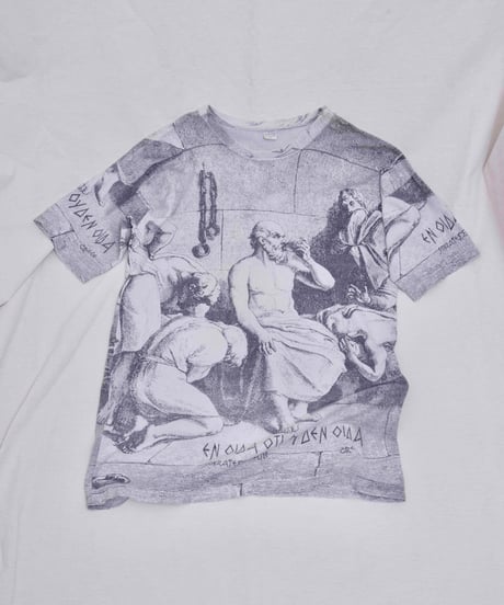 made in Greece Socrates print Tee