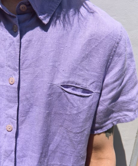 00s pale purple linen shirts