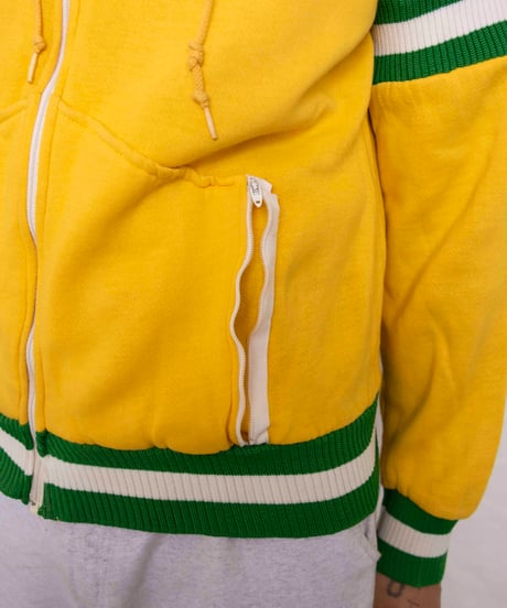 70s vtg whistle zip-up hoodie