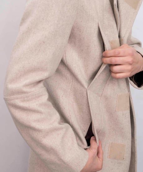 JACK HENRY made in france velcro standcollar wool jacket
