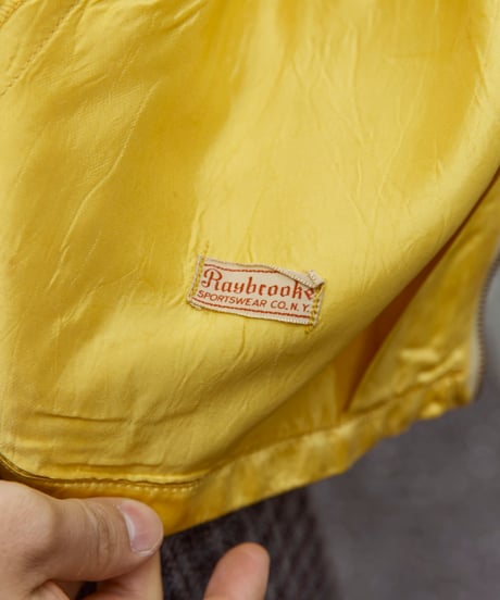 60s vtg GAYS silk jacket