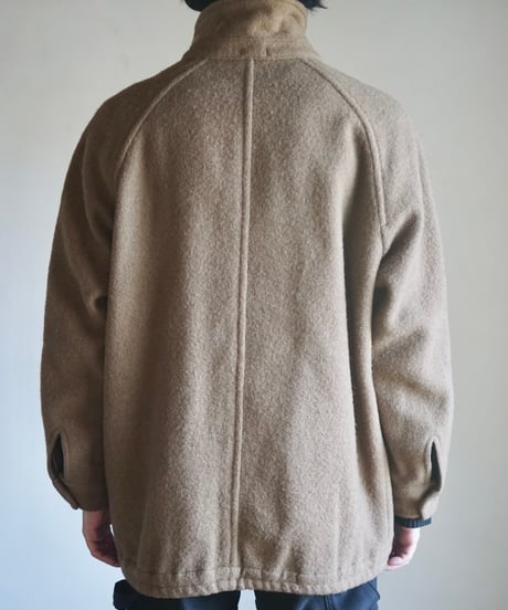 90s Durban wool middle coat (camel brown)