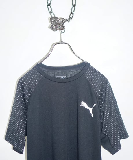 00s PUMA sheer design cyber raglan T
