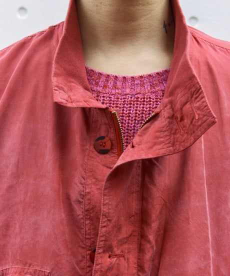 bordeaux silk jacket