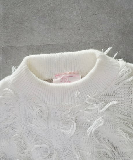 90s vtg shaggy knit