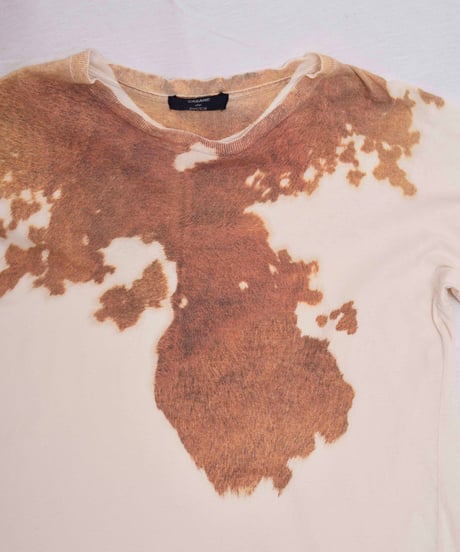 00s CABANE de Zucca transcription print Tee