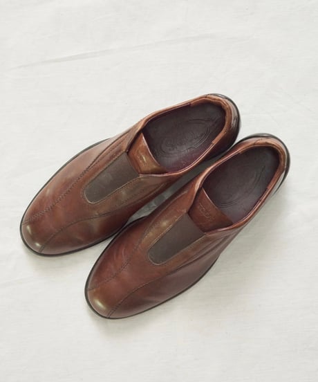 TODS brown leather slip-on