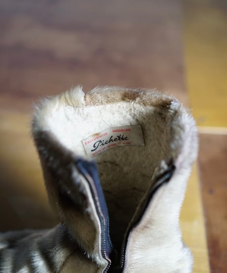 70s french vtg seal eskimo fur boots
