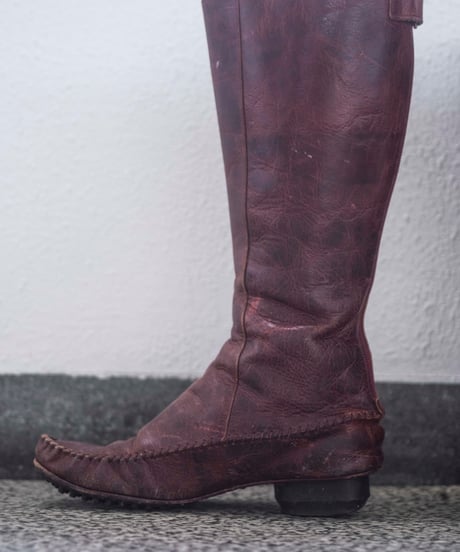 Tsumori Chisato long leather boots