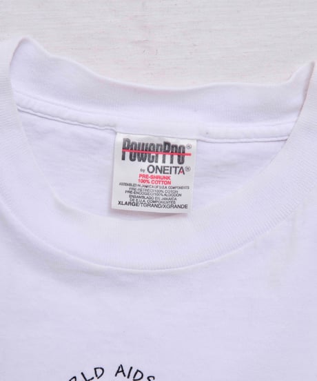 90s vtg AIDS WALK graphic Tee