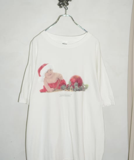 90s vtg ANNE GEDDES baby christmas T