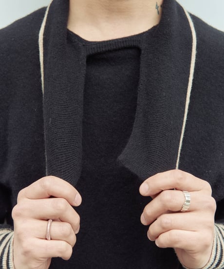 SONIA RYKIEL tongue neck knit
