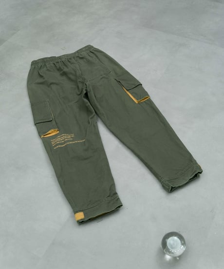 GENDERLESS SOCIETY velcro cargo