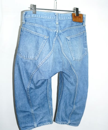 00s Scye drape cropped jeans