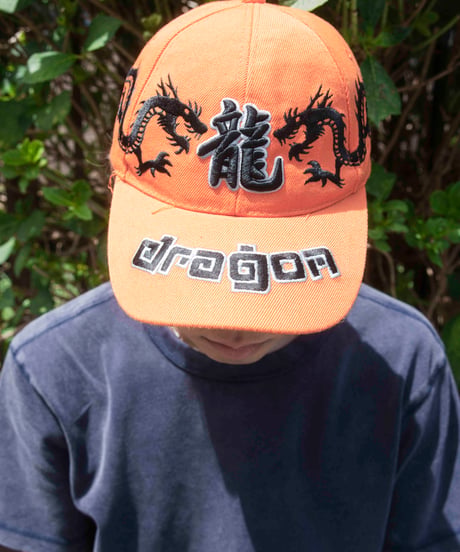 90s vtg dragon embroidery cap