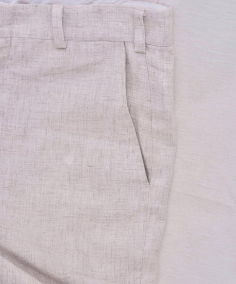 80s vtg linen wide slacks