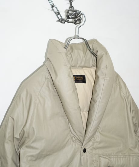 80s vtg HOMME SPORTS shawl collar down jacket