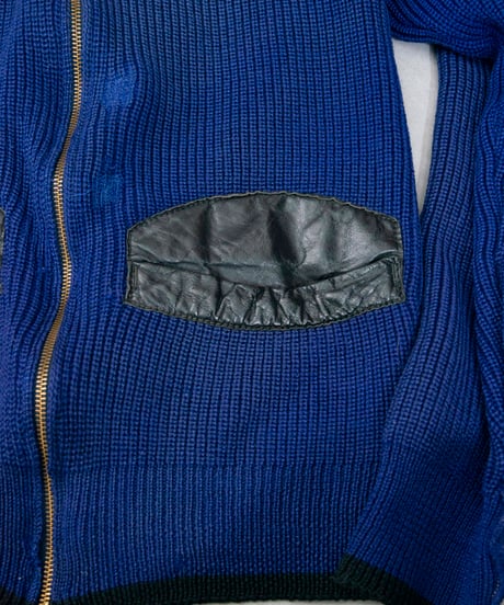 70s vtg hunting drivers knit jacket