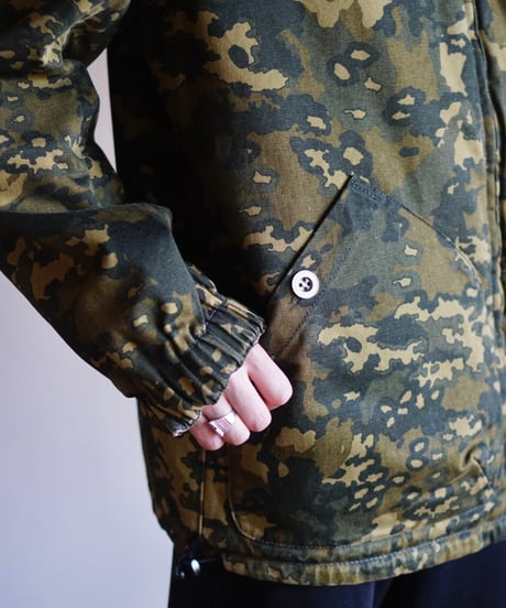 00s PPFM f.f navy camouflage padded jacket