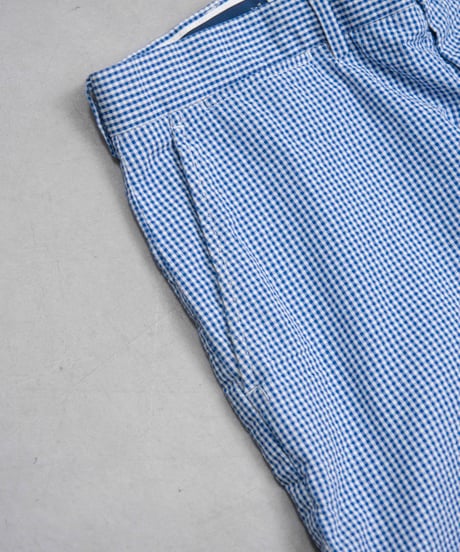 90s Polo Golf gingham check seersucker shorts