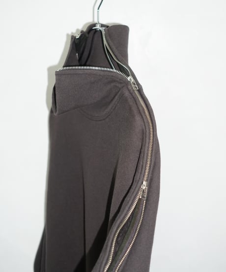 Hussein Chalayan double zip design sweat