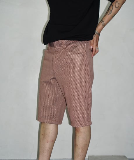 90s FARAH gingham check slacks shorts