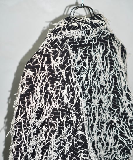 unknown shawl collar tree tailored jacket