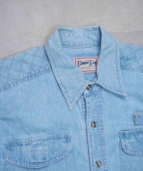 90s Bimini Bay multipocket denim shirts