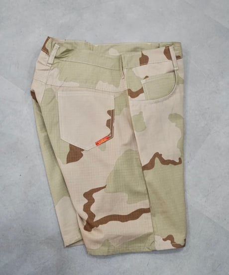 90s vtg bonjour camouflage cotton shorts (deadstock)
