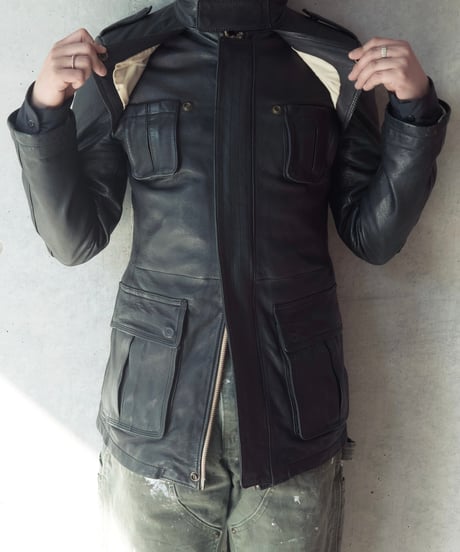 90s lamb leather M-65