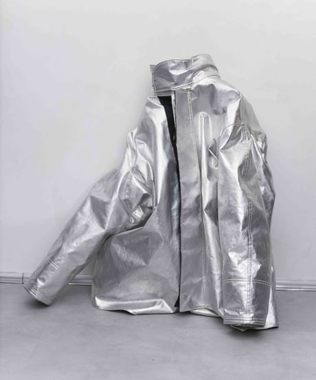 Fire Dex 90s silver coating padded coat