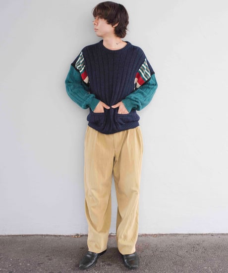 80s vtg CERRUTI 1881 wool/alpaca knit