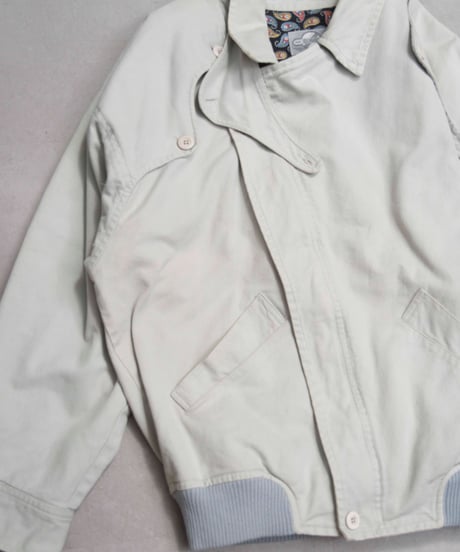 80s vtg CUGGI multi button dolman cotton jacket