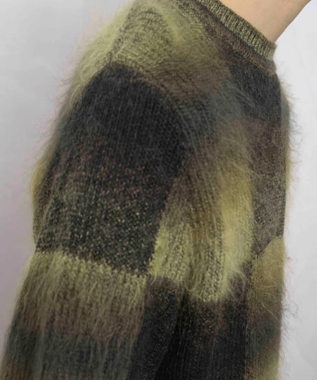 90s LaCarbona mohair/rayon shaggy knit