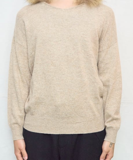 detachable fur neck knits
