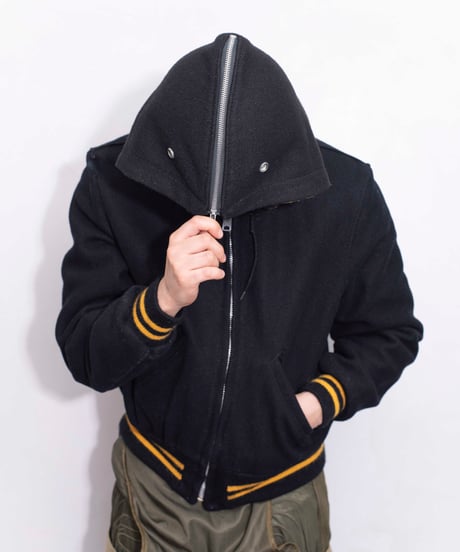 70s vintage DeLONG MeltonWool VarsityJacket