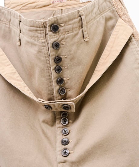 KAPITAL hemp/cotton sarouel pants