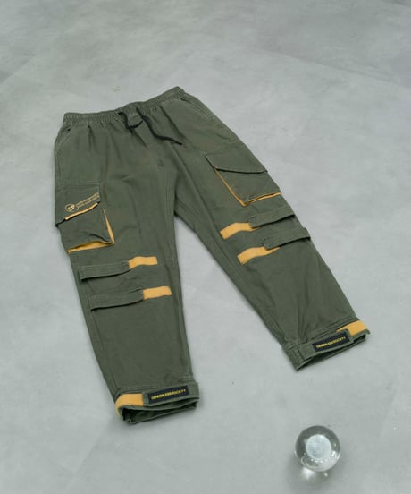GENDERLESS SOCIETY velcro cargo